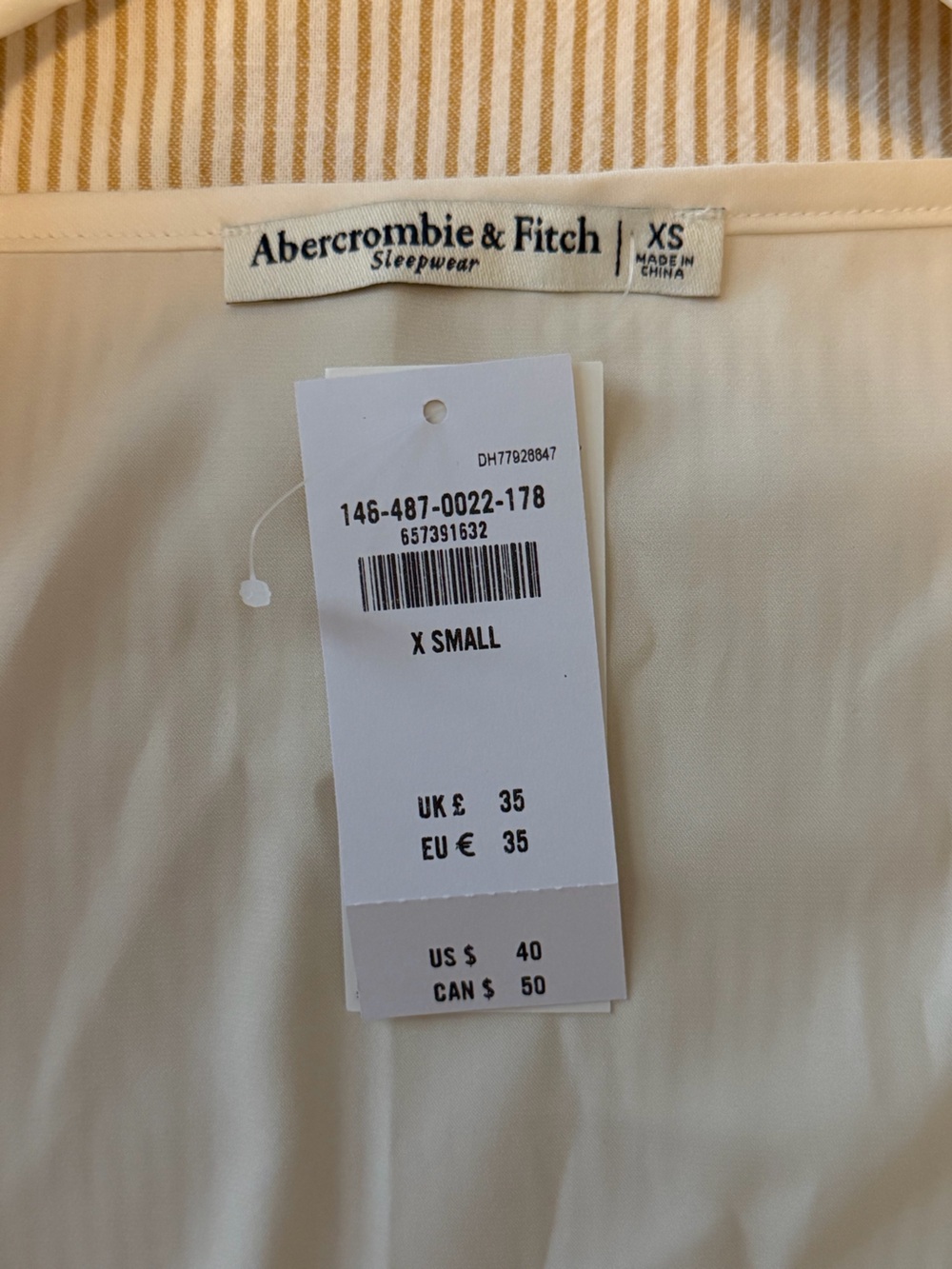 Abercrombie & Fitch Ivory Lace-Trim Satin Top - Picture 2 of 2